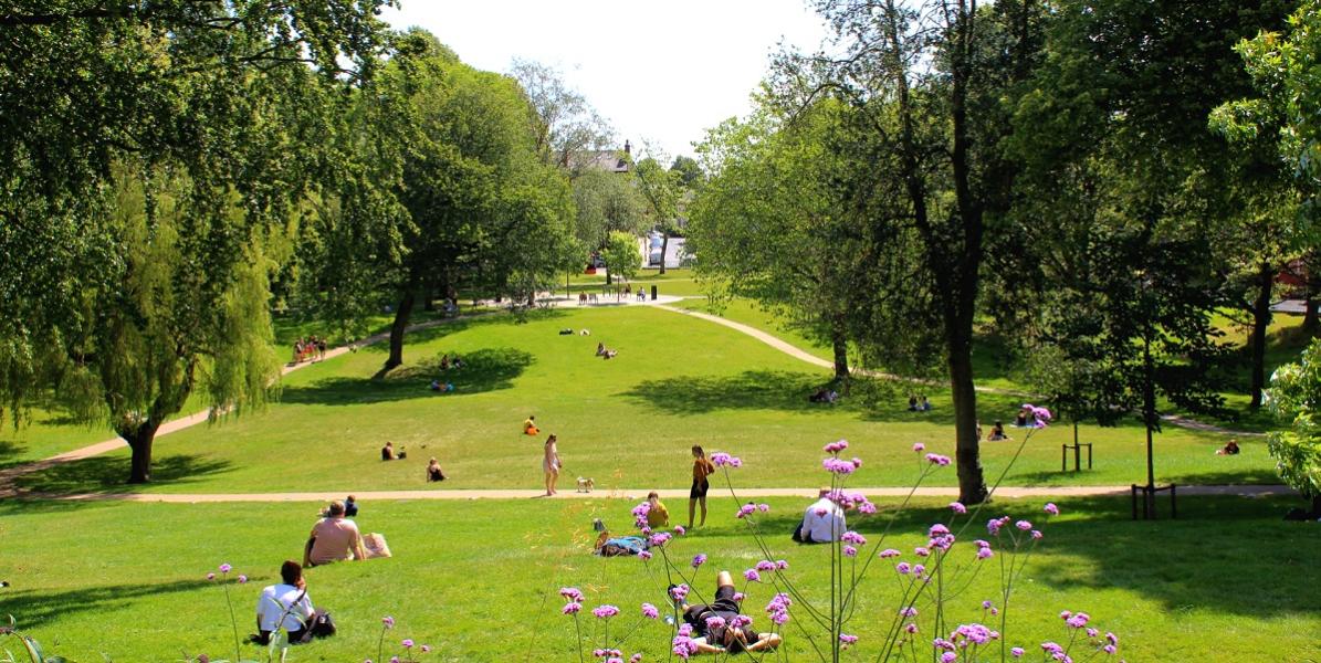 Winckley Square Gardens in Preston