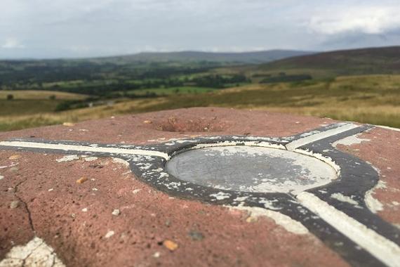 Nicky Nook summit cairn