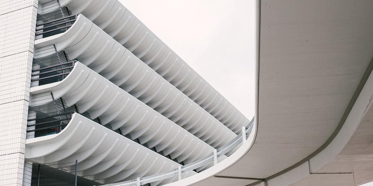 Preston Bus Station architecture close up