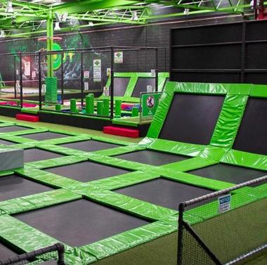 Trampolines at Flip Out