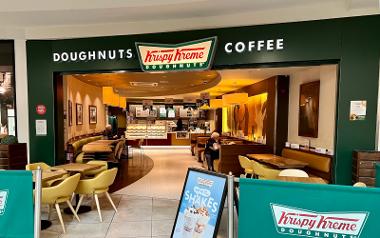 A view of the outside entrance of Krispy Kreme inside Saint George's Shopping Centre