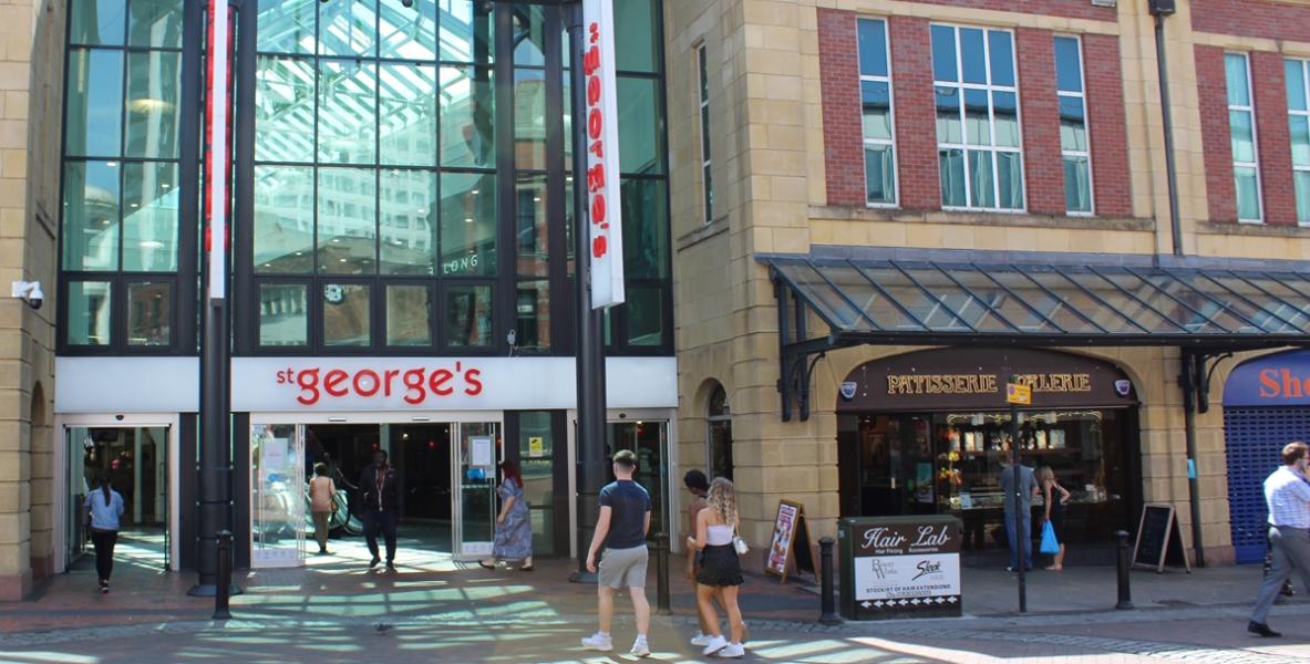 St George's Shopping Centre entrance