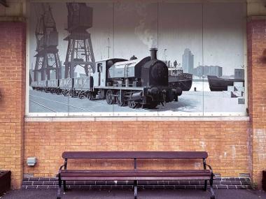 Ribble Steam Railway- 2021 mural