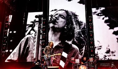 Snow Patrol performing on stage