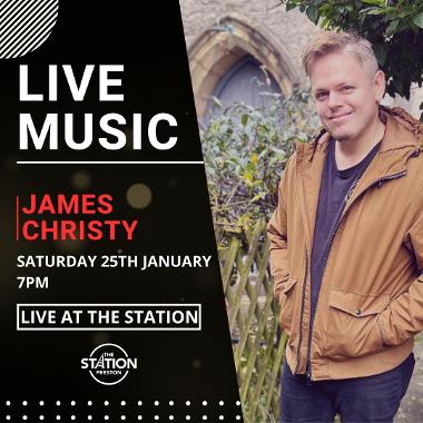 Live music at The Station with James Christy