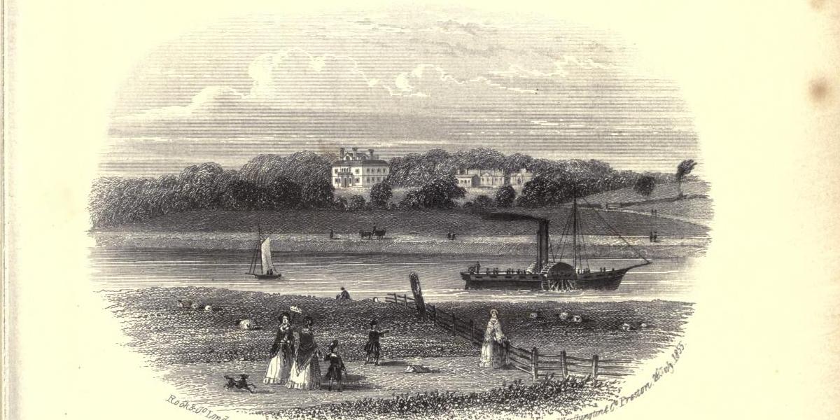 Historical illustration of Ashton Park.