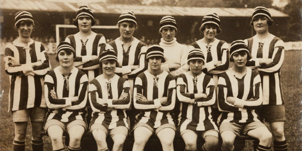 Preston's Dick Kerr Ladies football team.