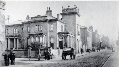 Winckley Square and Cross Street, 1862.