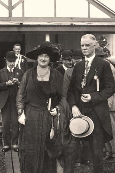 Mr and Mrs Henry Astley-Bell, 1922 Guild Mayor and Mayoress.