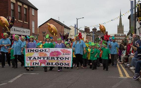 Children in 2012 Guild community procession.