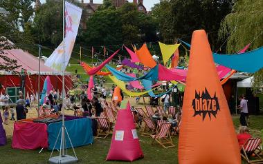 Preston Guild Blaze Festival on Miller Park.