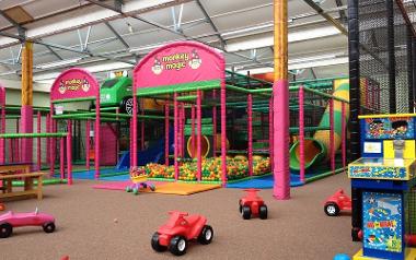 Inside Monkey Magic soft play for toddlers, Preston.