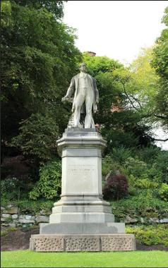 Earl of Derby Statue in Miller Park, Preston.