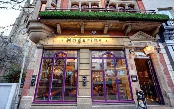 Entrance to Hogarths.