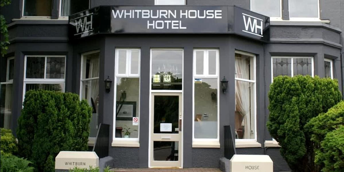 Whitburn House Hotel grey exterior.